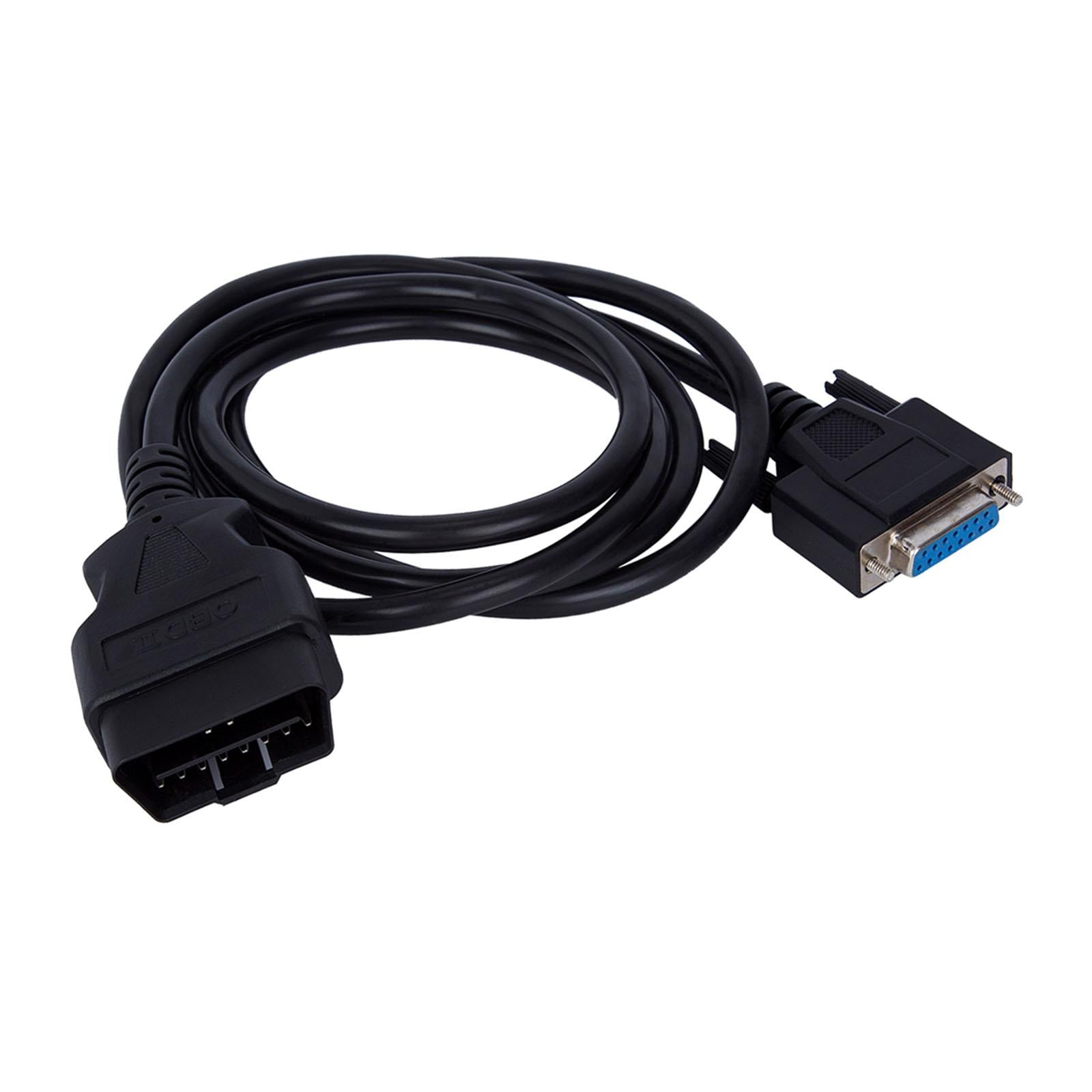 1.55M OBD II OBD2 16 Pin Male to Female Extension Cable OBD 2 to dB15Pin