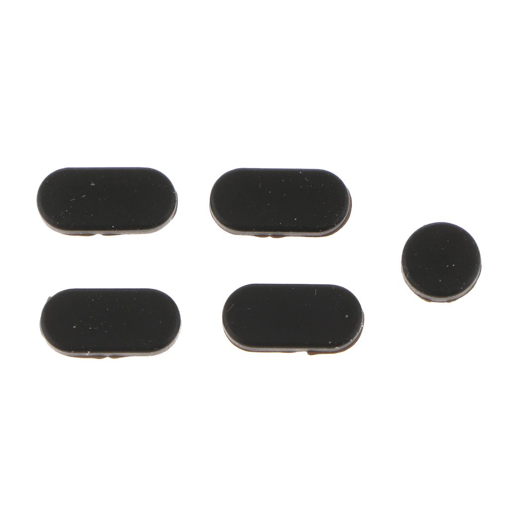 Silicone Dust Stopper Dustproof Plug USB Earphone Port Cap for MacBook Black