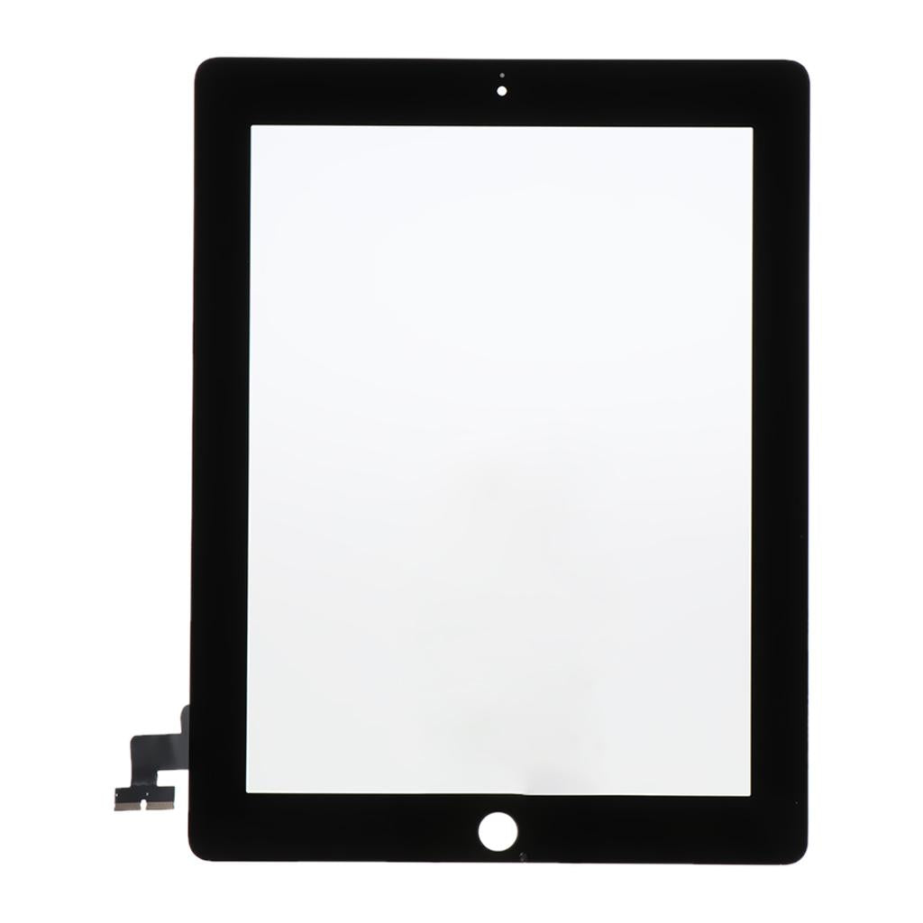 Digitizer Touch Screen Front Glass Panel Assembly for iPad 2 Black