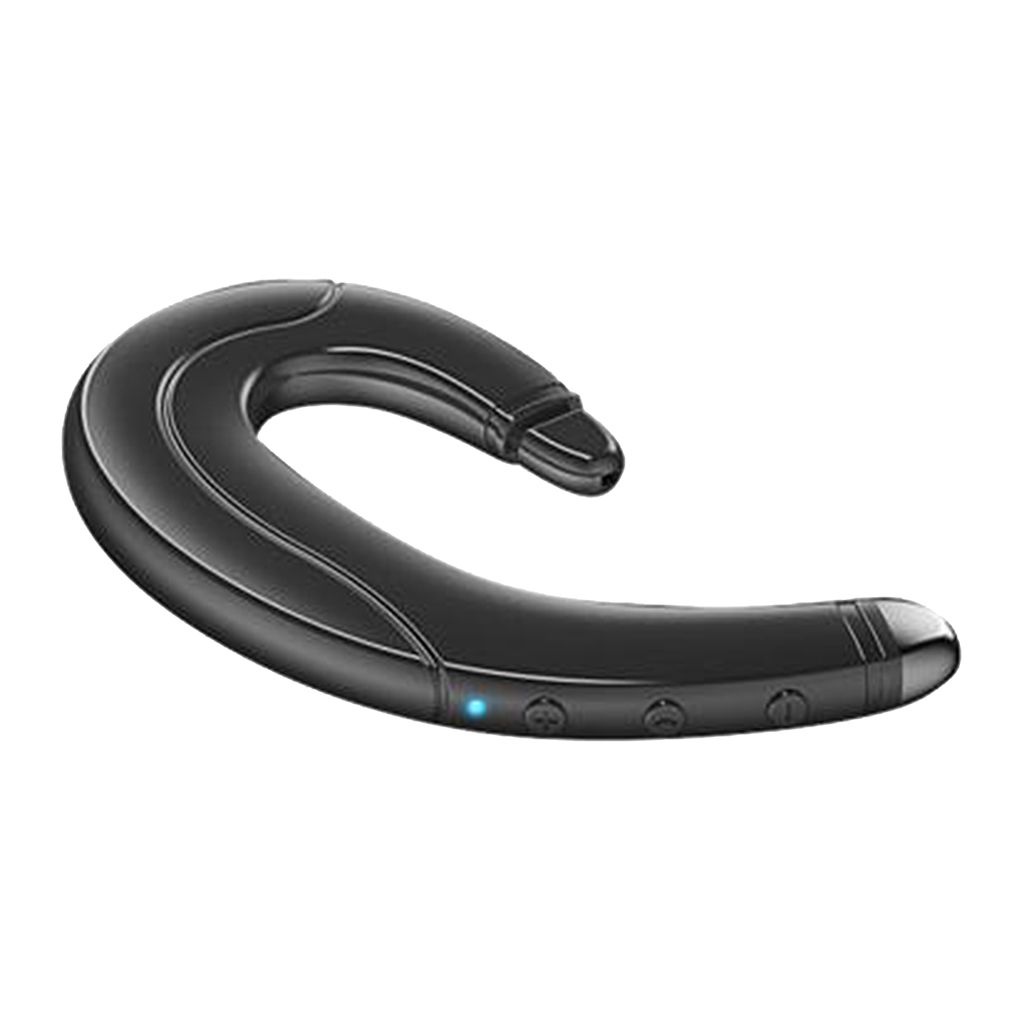 F88 Bone Conduction Bluetooth Ear-Hook Single Headphone  black