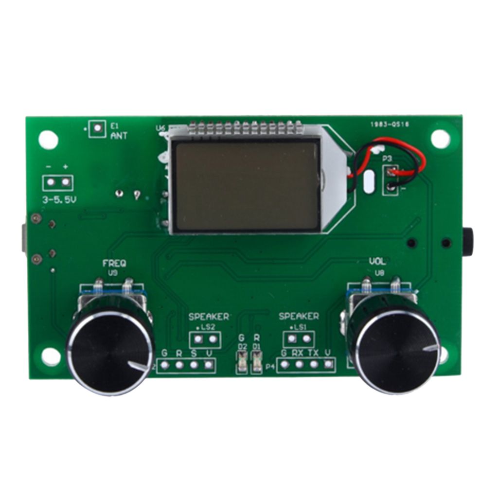 DSP PLL LCD Digital Stereo FM Radio Receiver Module with Serial Control