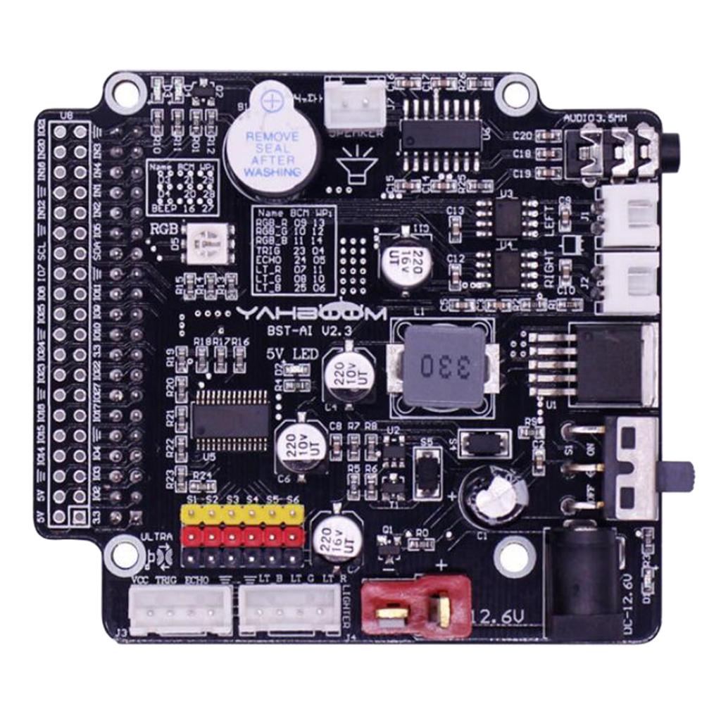 For-Raspberry-Pi-4B-3B/3B+-AI-Module-CPIO-Extension-Board-Multifunction