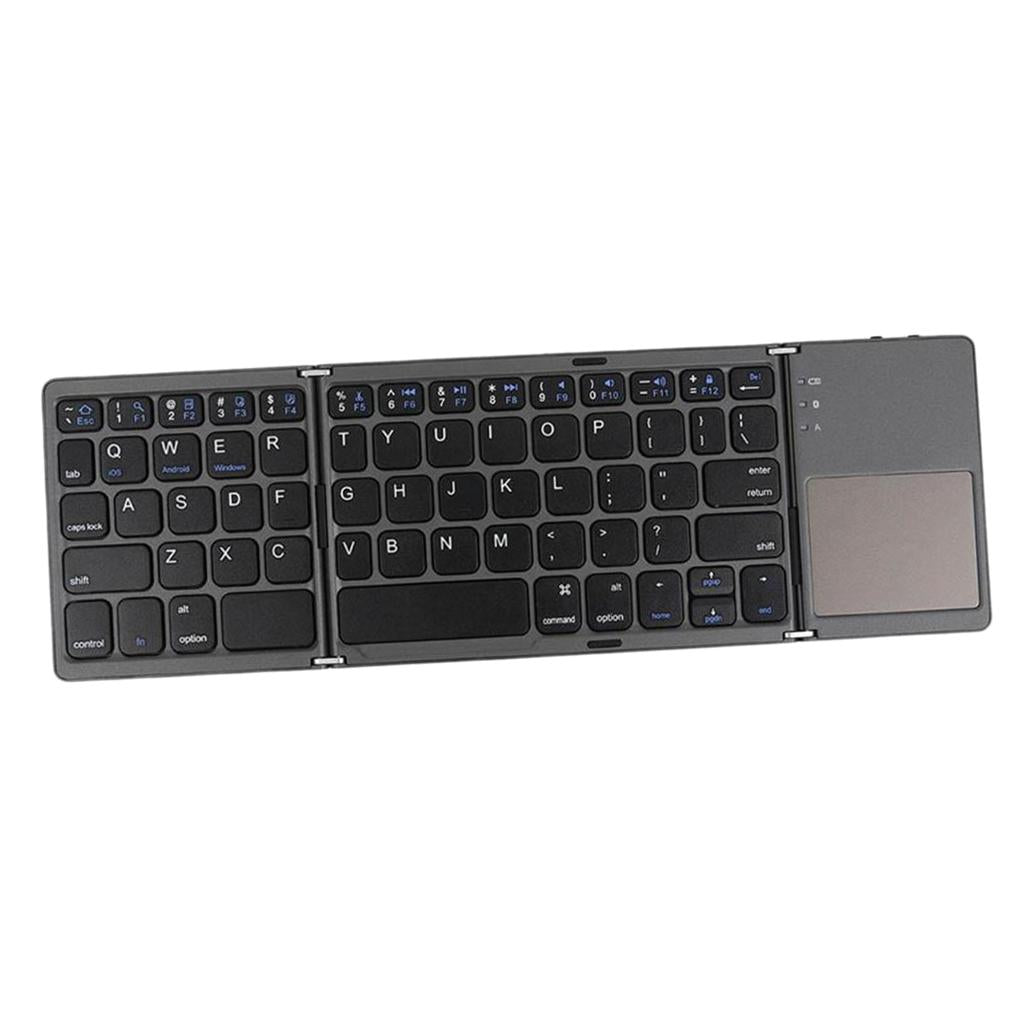 B033 Mini Bluetooth Folding Keyboard Keypad Touchpad Tablet Ipad Phone
