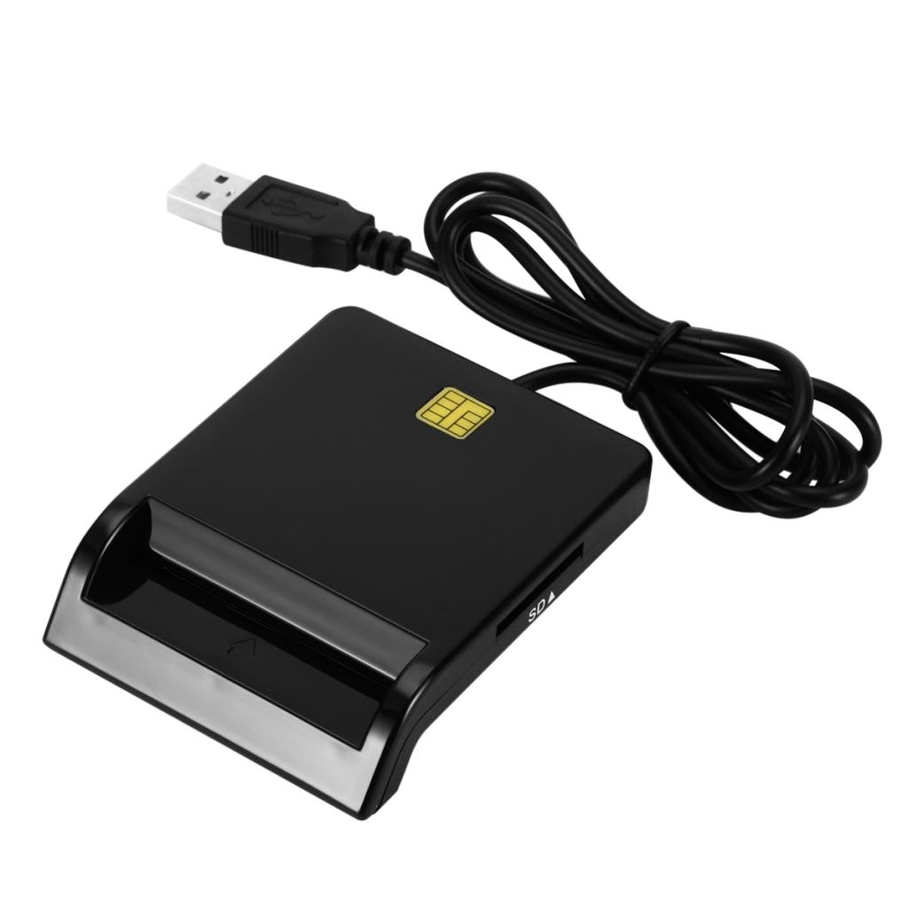 USB 2.0 Smart Card Reader CAC ID Bank Card Sim Card Cloner Connector