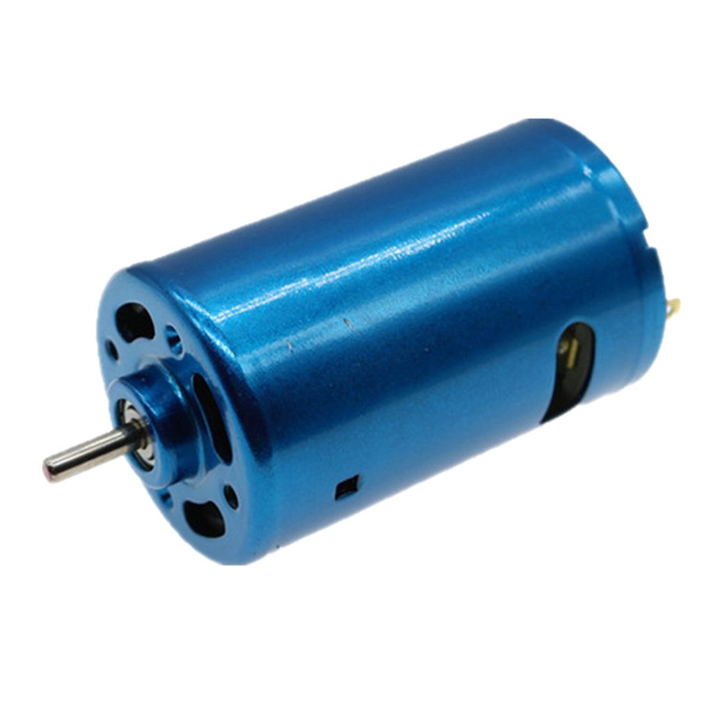 DC 895 Motor Ball Bearing High Speed Large Torque Gear Motor 12-24V Blue