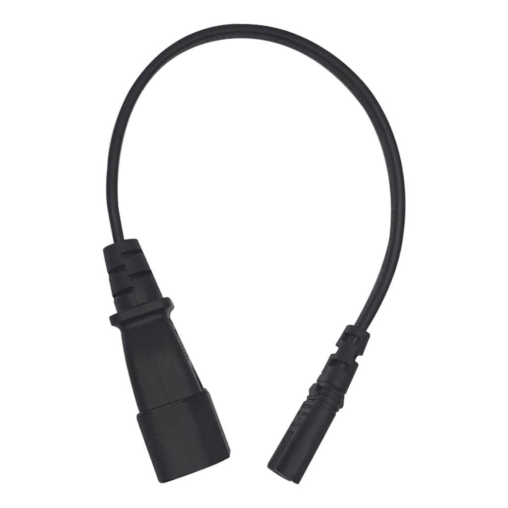 IEC 320 C14 Male to C7 Female Power Extension Cable Replacement 30cm