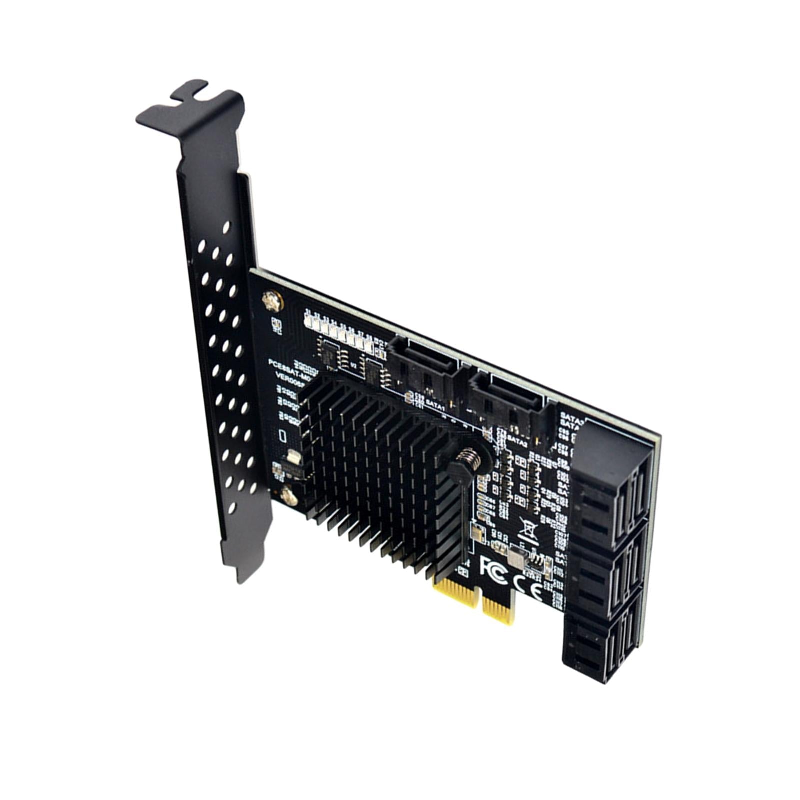 PCI-e SATA Expansion Card 8 Port Board Controller 6Gbps for Desktop PC