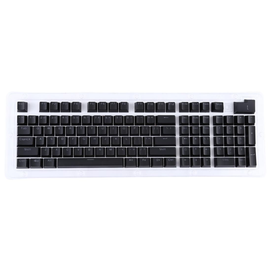 ABS Translucent Keycaps, OEM Highly Mechanical Keyboard, Universal Game Keyboard (Black)