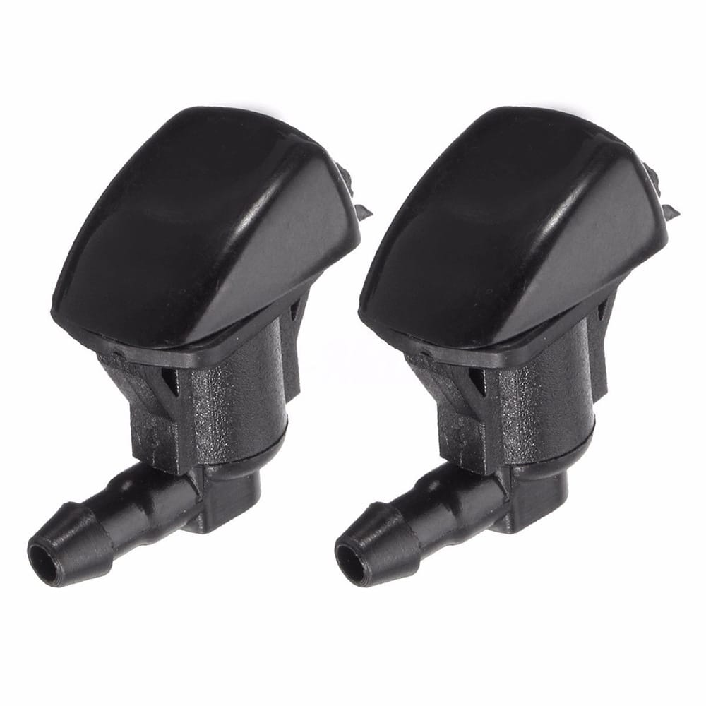 2PCS Front Windshield Washer Nozzle Water Sprayer Rear Wiper