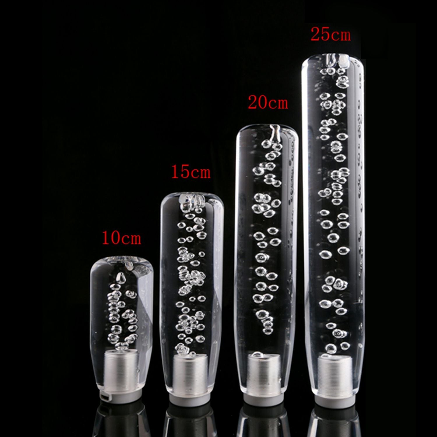 Car Gear Shift Knob Shifter Crystal Style Manual Shifting - 20cm