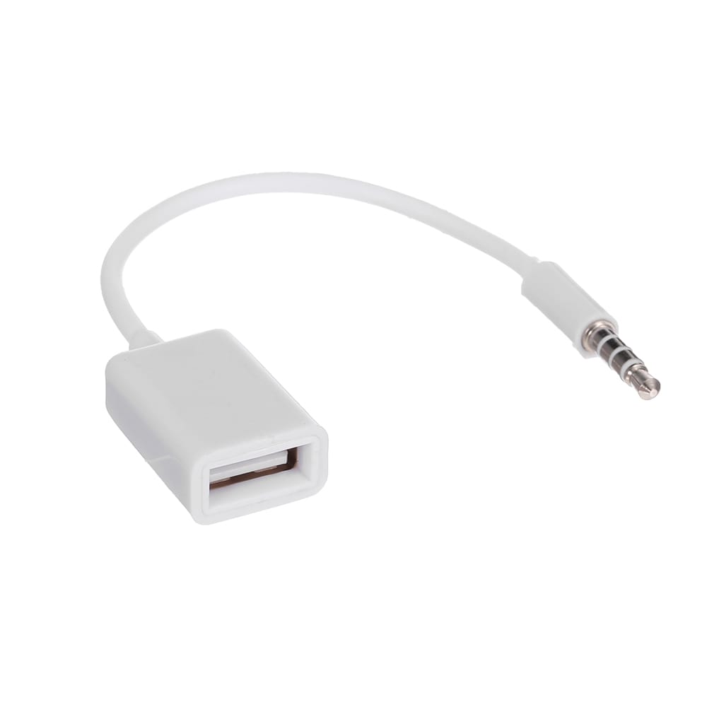 USB Aux Audio Cable Adapter 3.5mm Male Jack Plug to 2.0