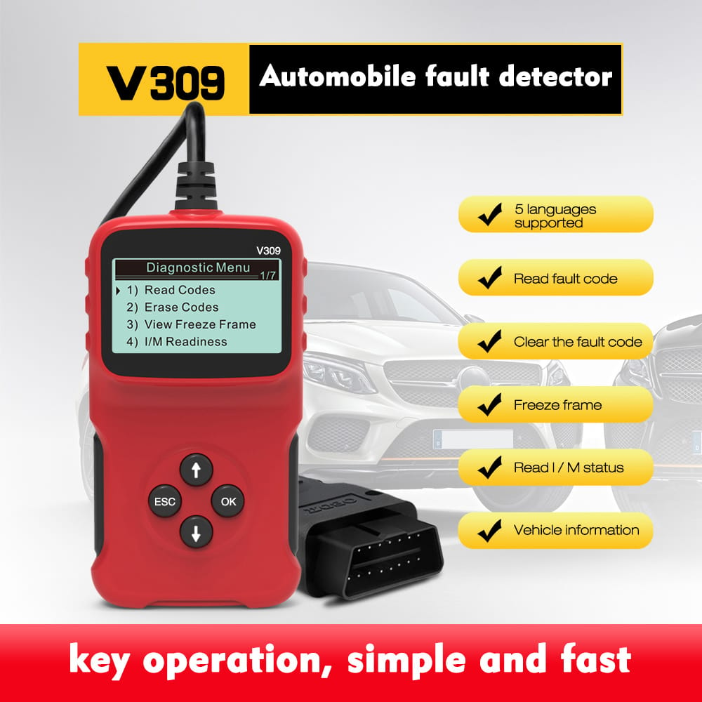 Universal OBDII Diagnostic Tool Scanner Code Reader Car Code