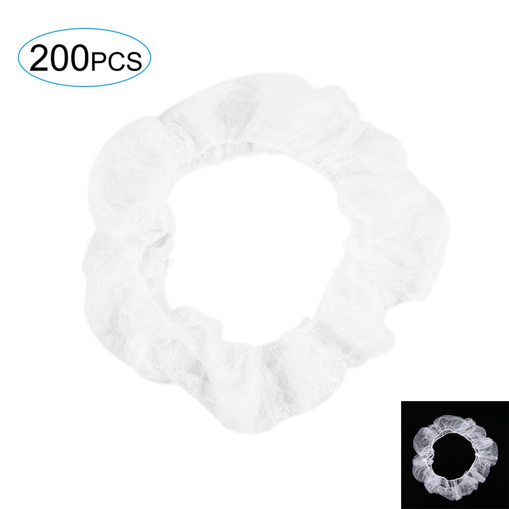 200PCS Universal Disposable Steering Wheel Cover, White - 200-Pack