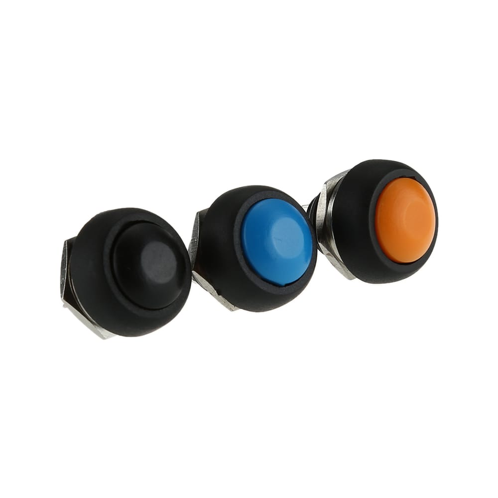 Mini Round 12V Momentary Push Button Horn OFF/ON Doorbell