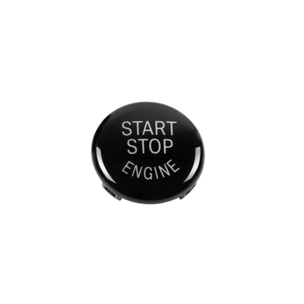 Car Engine Button Cover For BMW E Chassis with Sticky - E Chassis Black without Start-Stop