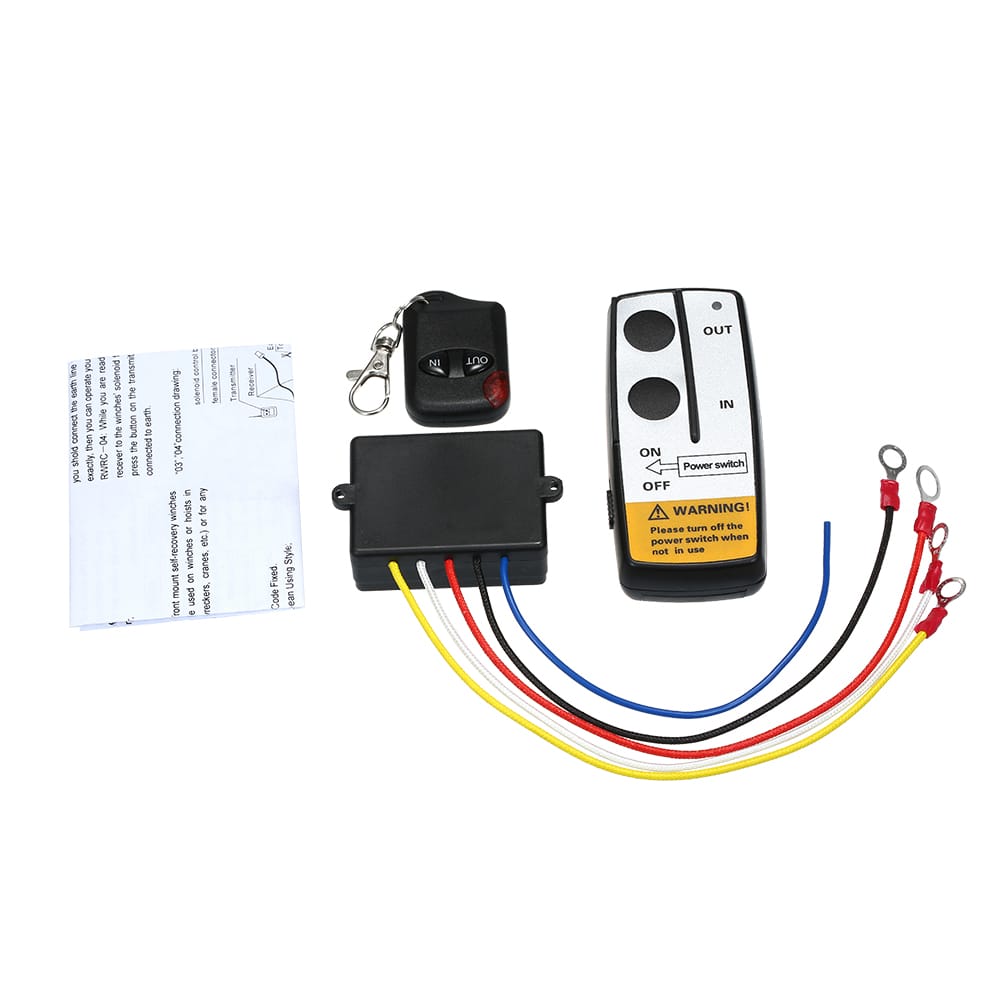 Remote Control Winch Wireless Remote Control Set 12V/15A for - 1