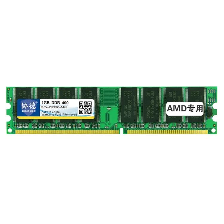 XIEDE X004 DDR 400MHz 1GB General AMD Special Strip Memory RAM Module for Desktop PC