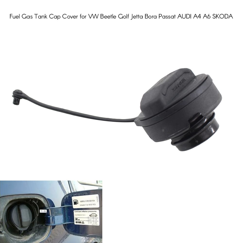 Fuel Gas Tank Cap Cover for VW Beetle Golf Jetta Bora Passat