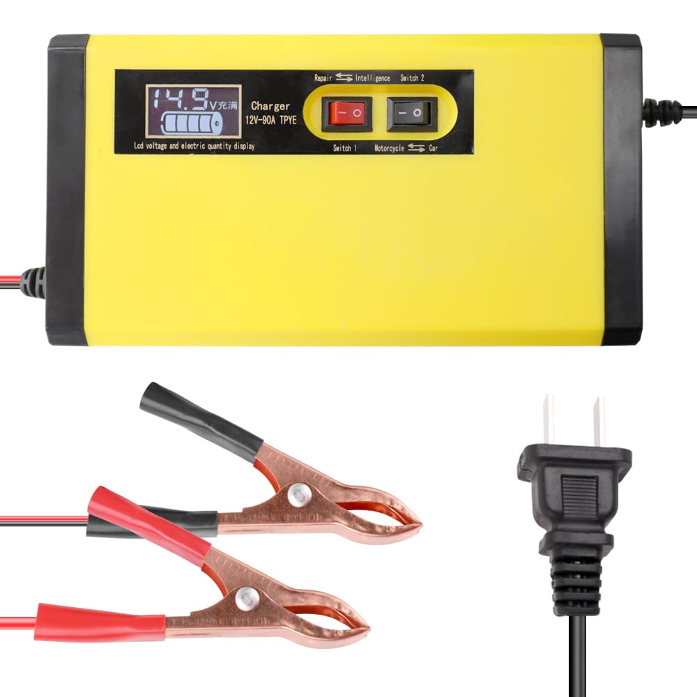 12V 8A Full Automatic Car Battery Charger Intelligent Fast - US Plug