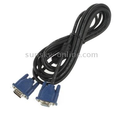 3m Good Quality VGA 15 Pin Male to VGA 15 Pin Female Cable for LCD Monitor, Projector, etc