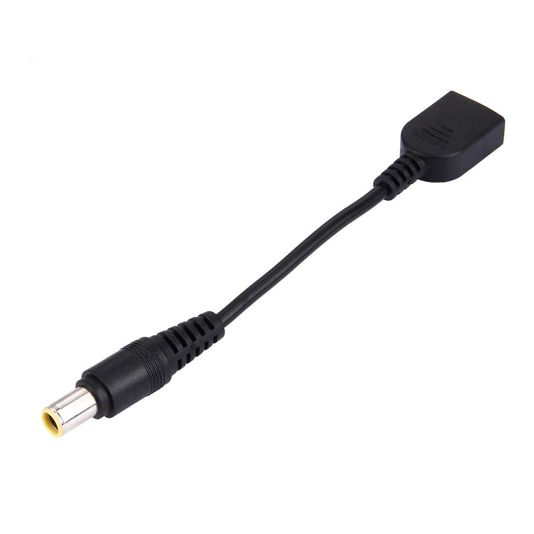 Big Square Female  to 7.9 x 5.5mm Male Interfaces Power Adapter Cable for Laptop Notebook, Length: 10cm