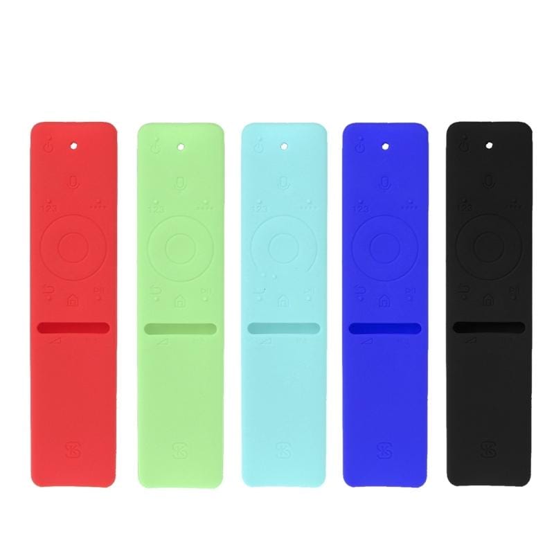 Silicone Protective Cover Case for Samsung Smart TV Voice Version Remote Control UA55KU6300J/6880J UA49KS7300 (Blue)