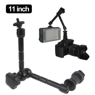 11 inch Articulating Magic Arm for LCD Field Monitor / DSLR Camera / Video lights (Black)