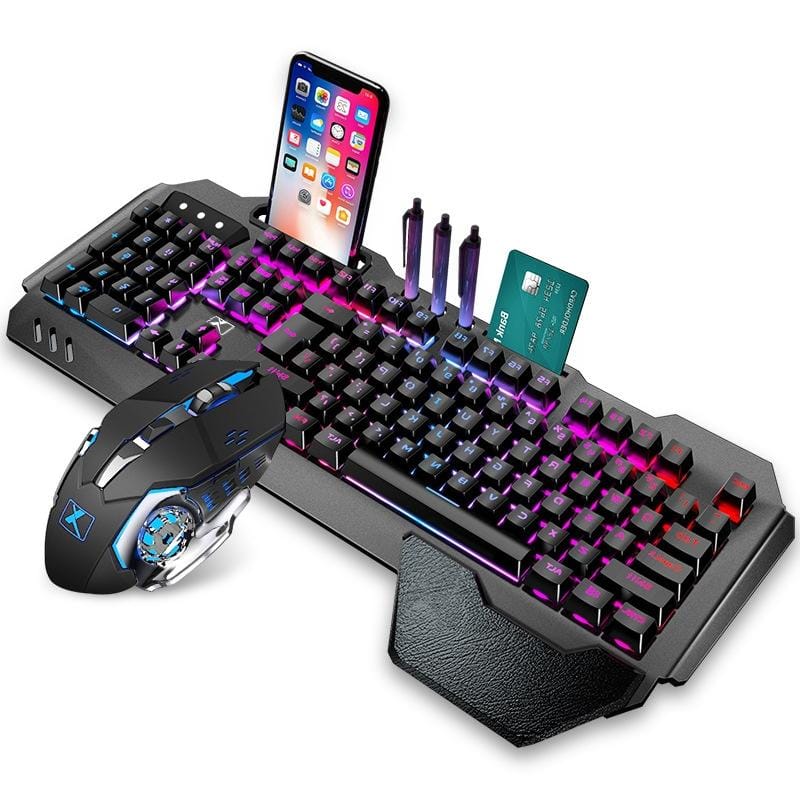 K680 RGB Rechargeable Gaming Wireless Keyboard and Mouse Set (Black)