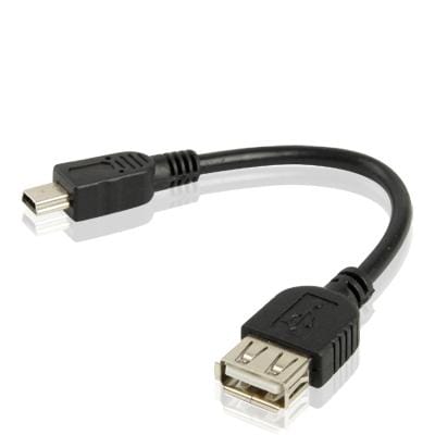 USB 2.0 Female to Mini 5 Pin USB Male Adapter, Length: 15cm