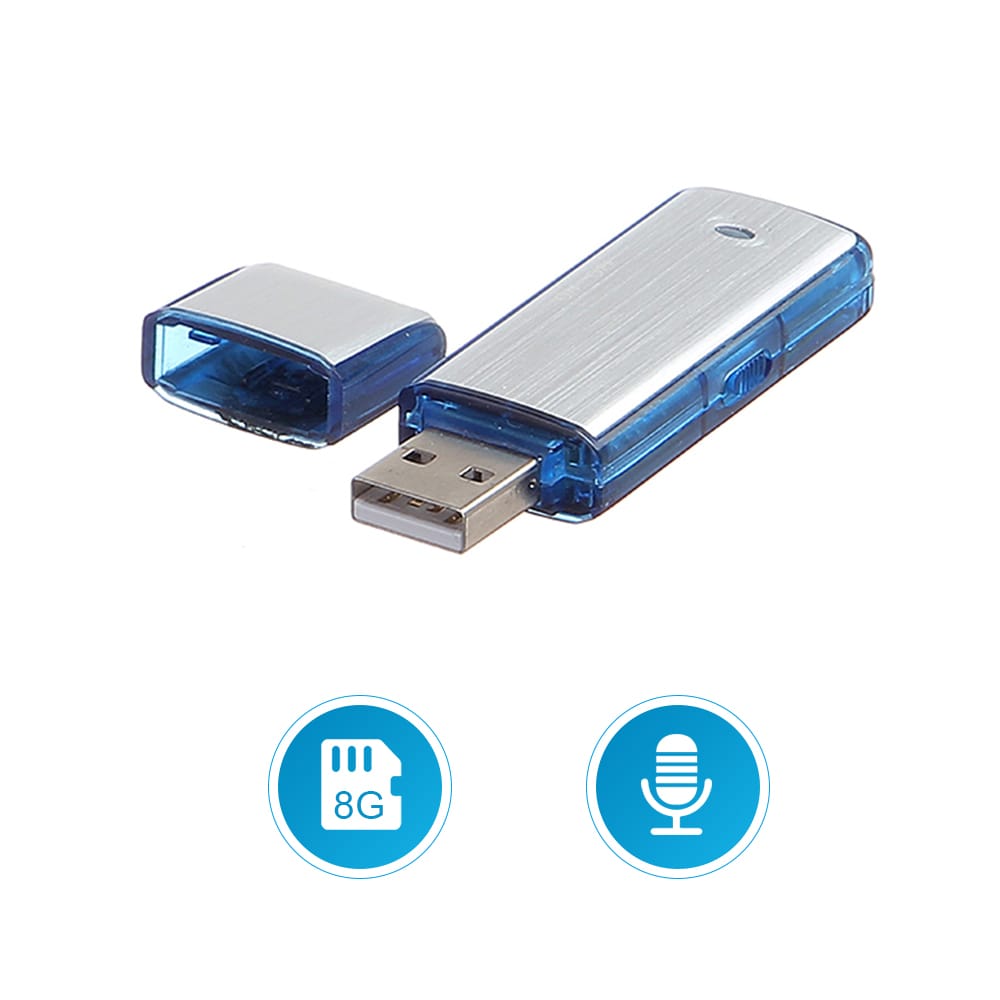 8GB USB Digital Audio Voice Recorder USB Disk Flash Drive