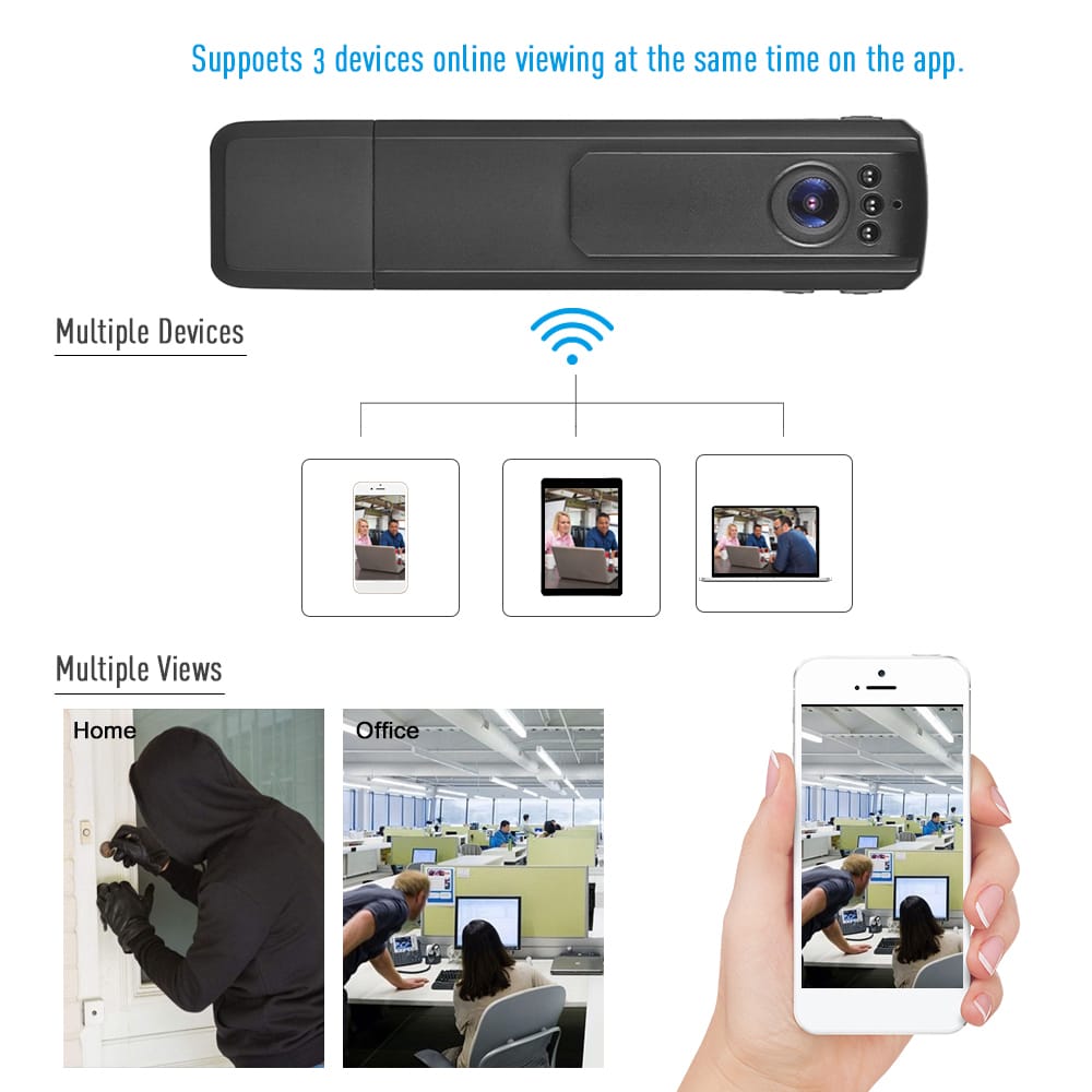 Wifi Mini Digital Camera Video Record Equipment 1080P HD DVR