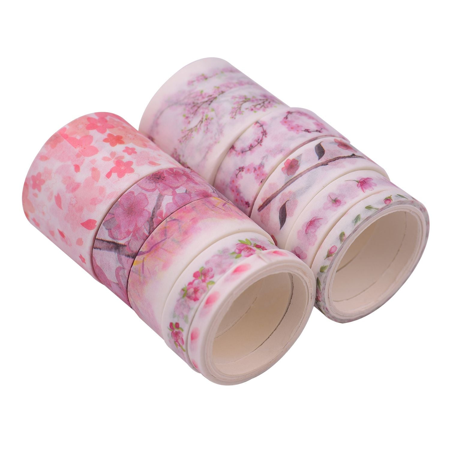 Washi Japanese Paper Tapes Scrapbooking Tape Rolls Colorful - 2m