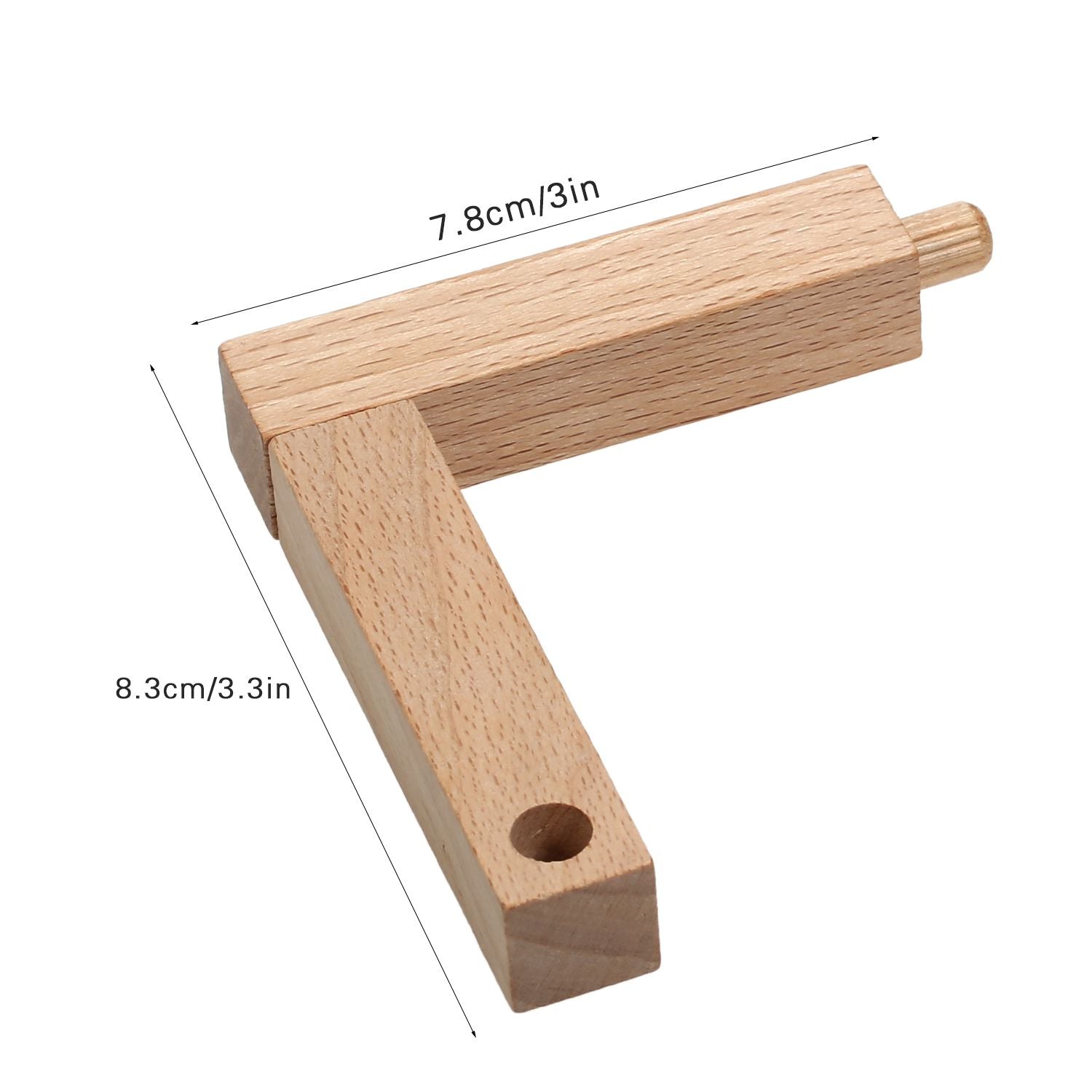 Wood Bracket Moon Lamp Holder Detachable Wooden Stand for 3D - Large Size