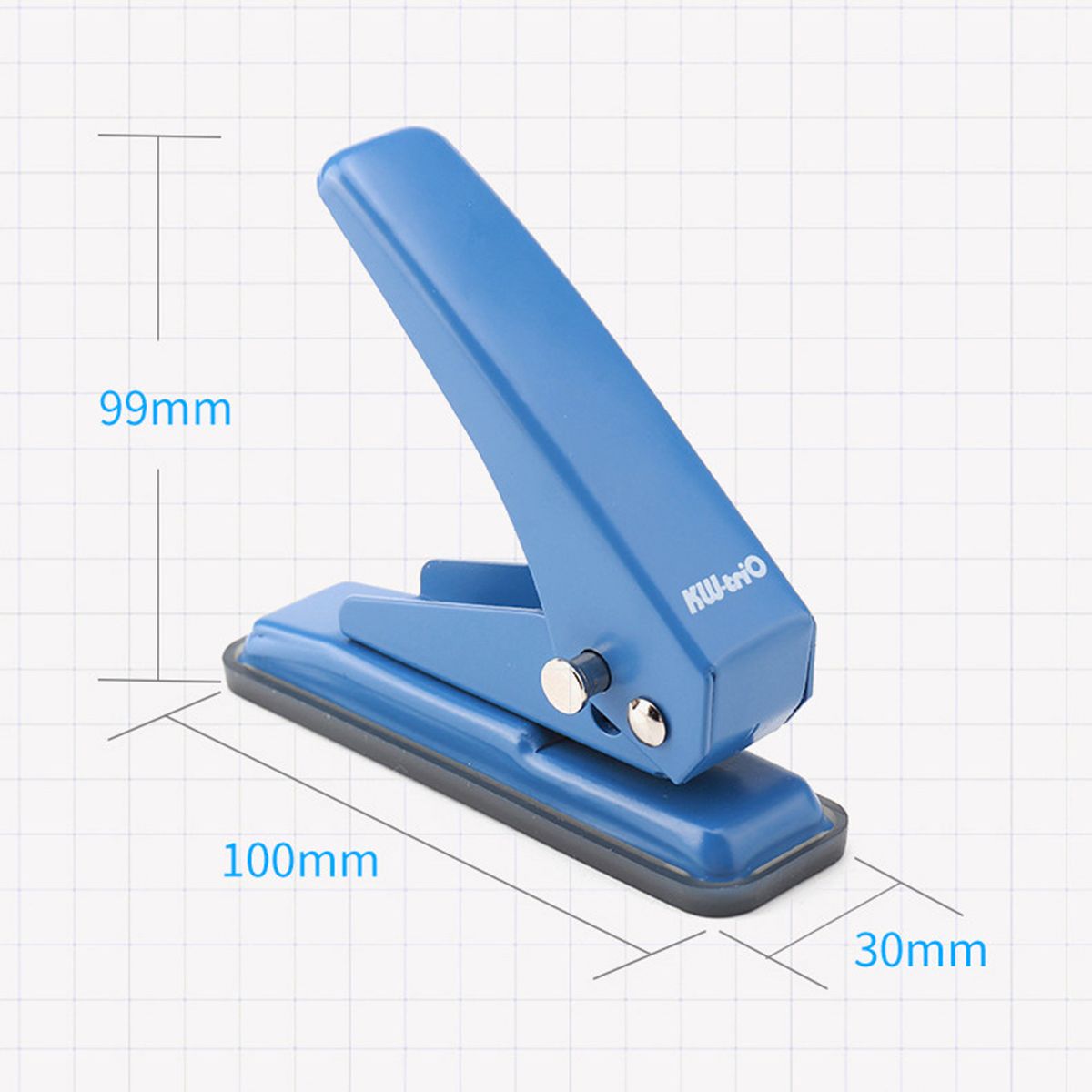 KW-trio Mini Metal Single Hole Punch 1-Hole Paper Puncher 20