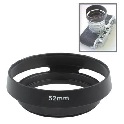 52mm Metal Vented Lens Hood for Leica (Black)