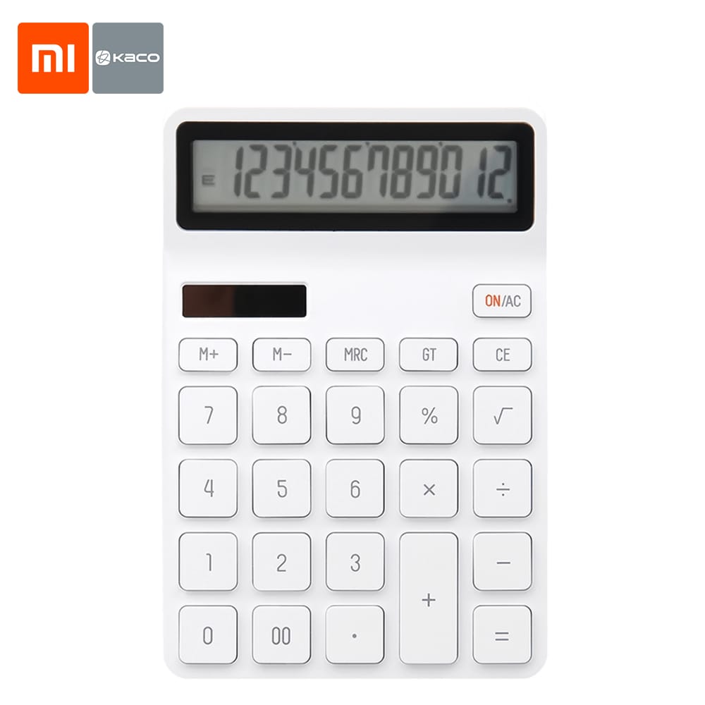 Xiaomi Youpin KACO LEMO Desktop Calculator Photoelectric