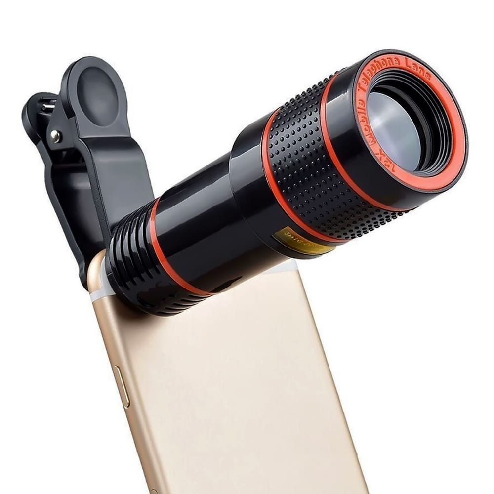 Phone Camera HD Lens Universal Clip-on 12X Zoom Cell Phone