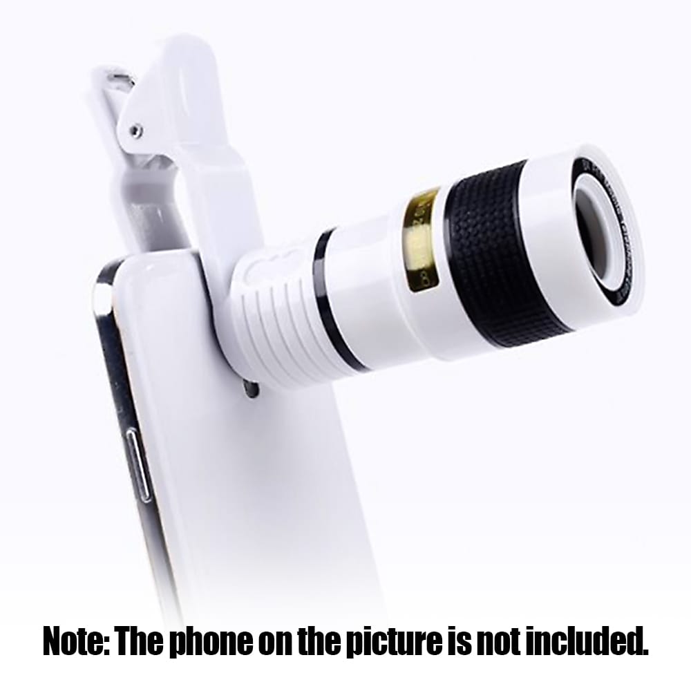 Phone Camera HD Lens Universal Clip-on 12X Zoom Cell Phone