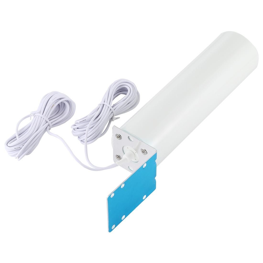 4G LTE WiFi 12DBi Omni External Barrel Antenna with SMA Male (White)