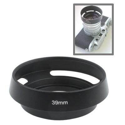 39mm Metal Vented Lens Hood for Leica M (Black)