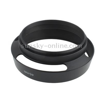 46mm Metal Vented Lens Hood for Leica (Black)