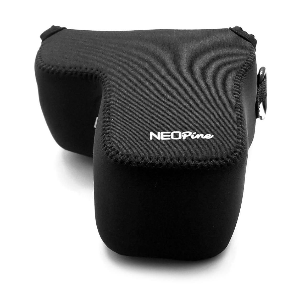 NEOpine Neoprene Shockproof Soft Case Bag with Hook for Sony ILCE-6500 / A6500 Camera (Black)