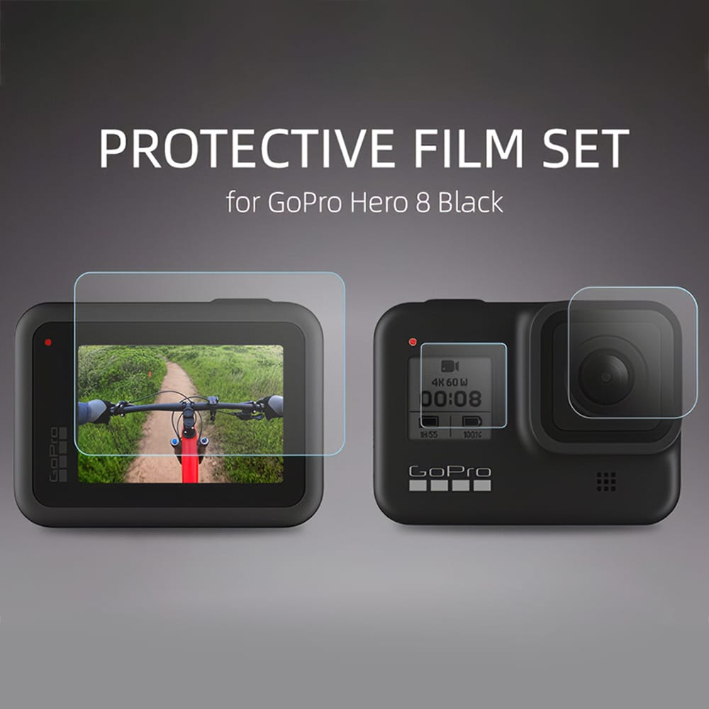 HD Tempered Glass Film Set for Go Pro HERO 8 Black Camera - 1