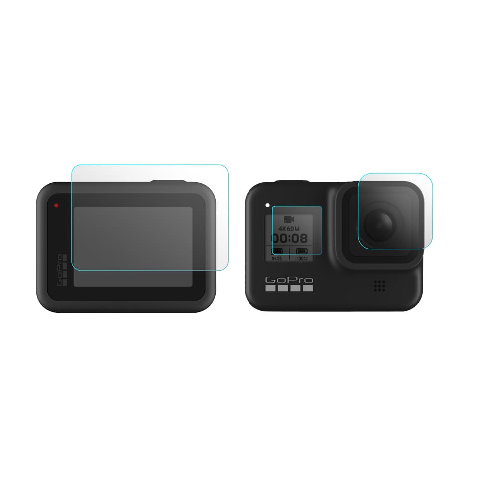 HD Tempered Glass Film Set for Go Pro HERO 8 Black Camera - 1