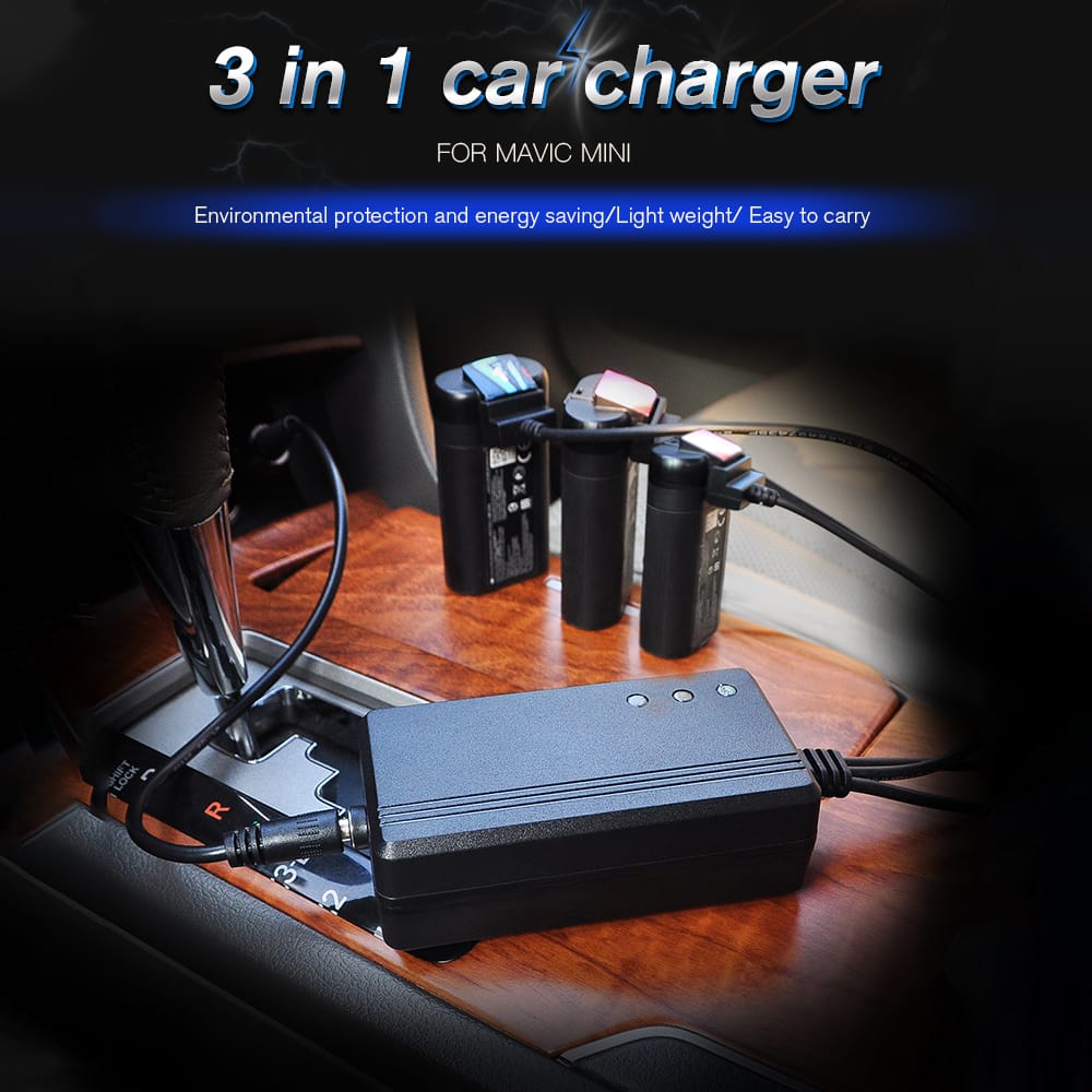 Compatible with DJI Mavic Mini Drone Battery Car Charger