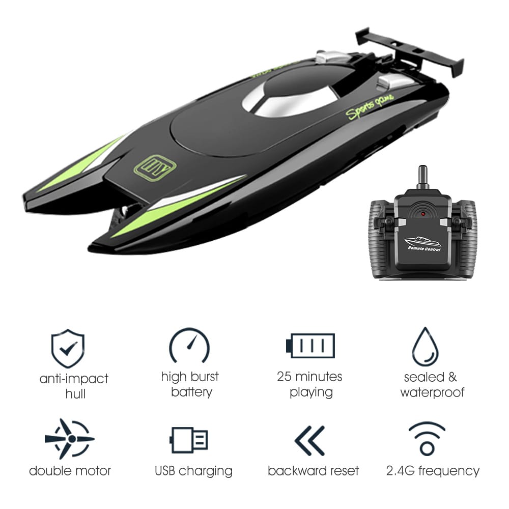 RC Boats for Kids Adult 25KM/H High Speed Racing Boat 2