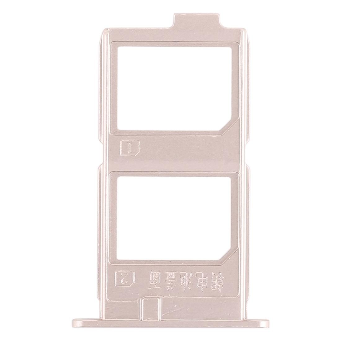 2 x SIM Card Tray for Vivo X7 Plus (Gold)