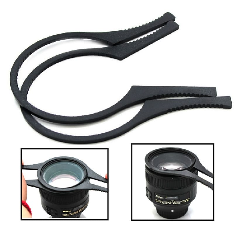 Camera Lens Filter Wrench Kit Set for 62mm / 67mm / 72mm / 77mm Filter Lens (Black)