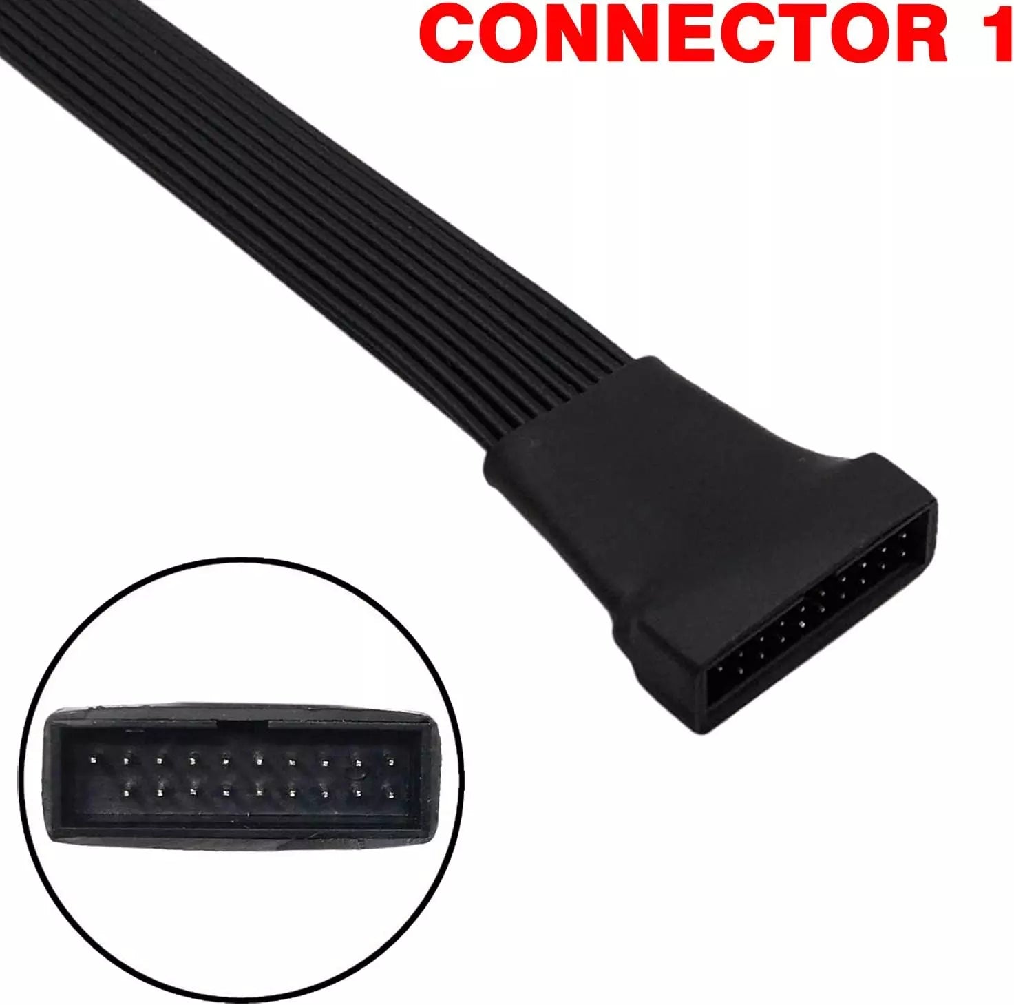 1 PCS USB3.0 IDC 19/20 Pin Computer Motherboard Cable Device Signal Connection DIY Host Expansion Soft Cable-15cm