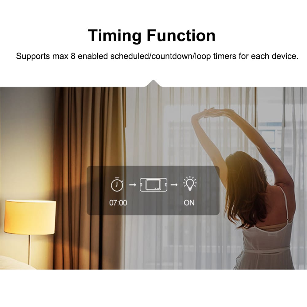 Tuya Wifi Switch RF 433MHz 10A/2200W Wireless Remote Switch